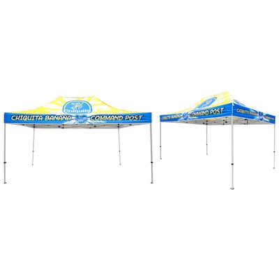 Pop Up Canopy w/ Aluminum Frame & Full Sublimation (10'x15')